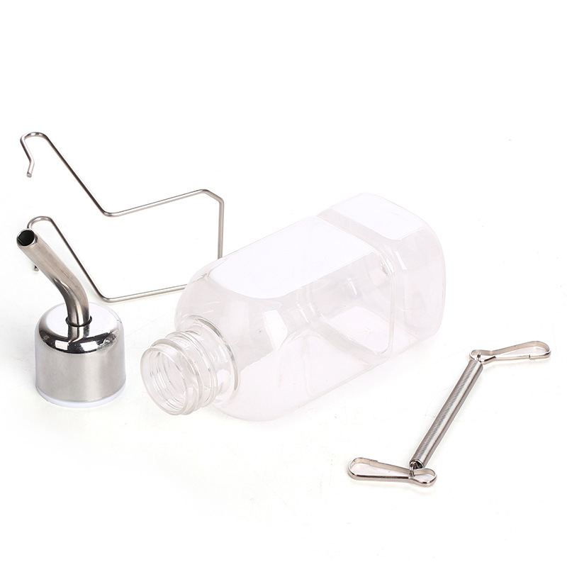 Dispensador automático de agua para mascotas colgante de bola taza de agua para mascotas hámster conejo botella de beber alimentador de agua suministros para mascotas