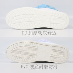 Anti-static tall safety shoes for cleanroom hard-soled shoes PVC/PU leather protective shoes anti-static overalls long boots