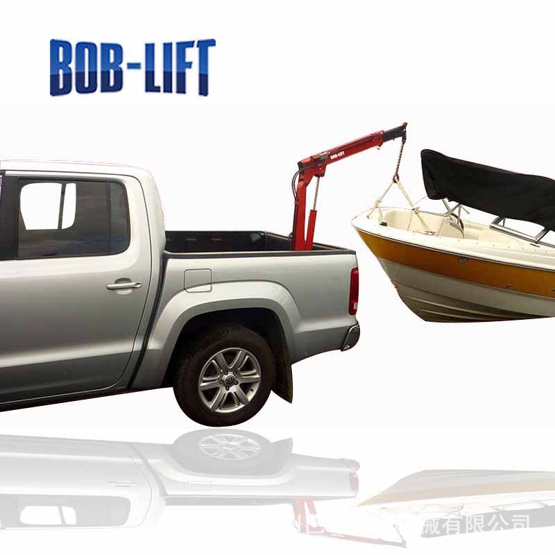 液压式皮卡起重机0.8吨1吨微卡厢货车载小吊机无线遥控皮卡吊