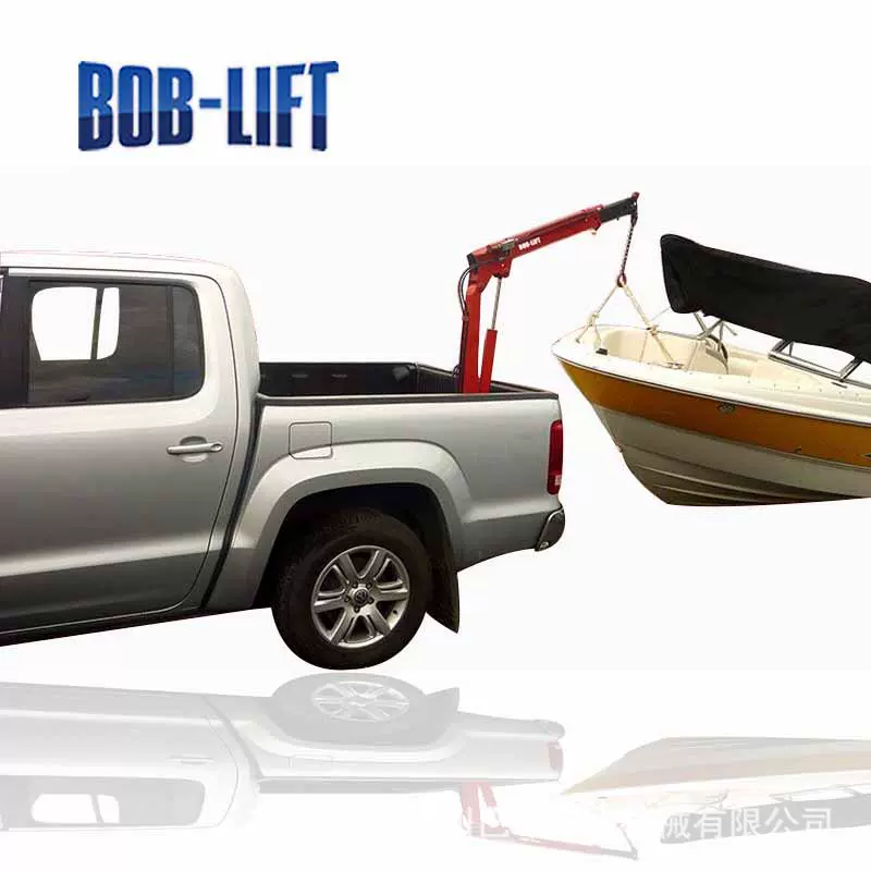 液压式皮卡起重机0.8吨1吨微卡厢货车载小吊机吊随车起重机