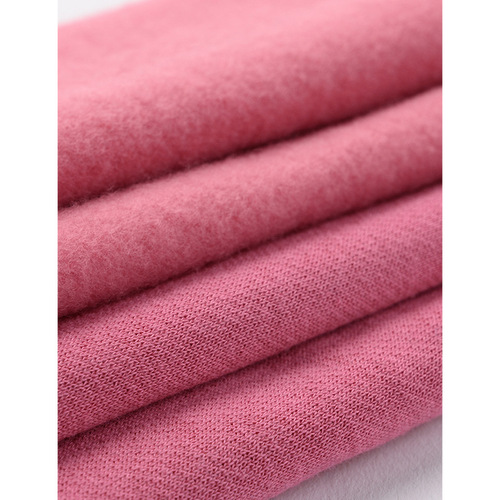 32 pieces of CVC fleece-knit sweatshirts with lined plush fabric, single-sided fleecy material, autumn/winter warm and casual fabric