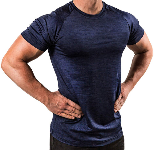 New 8-color fitness clothes for men, quick-drying breathable sports running training high-elastic tights short-sleeved sports coaching clothes