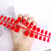 Multicoloured rectangular nail stickers for manicure for nails, wholesale