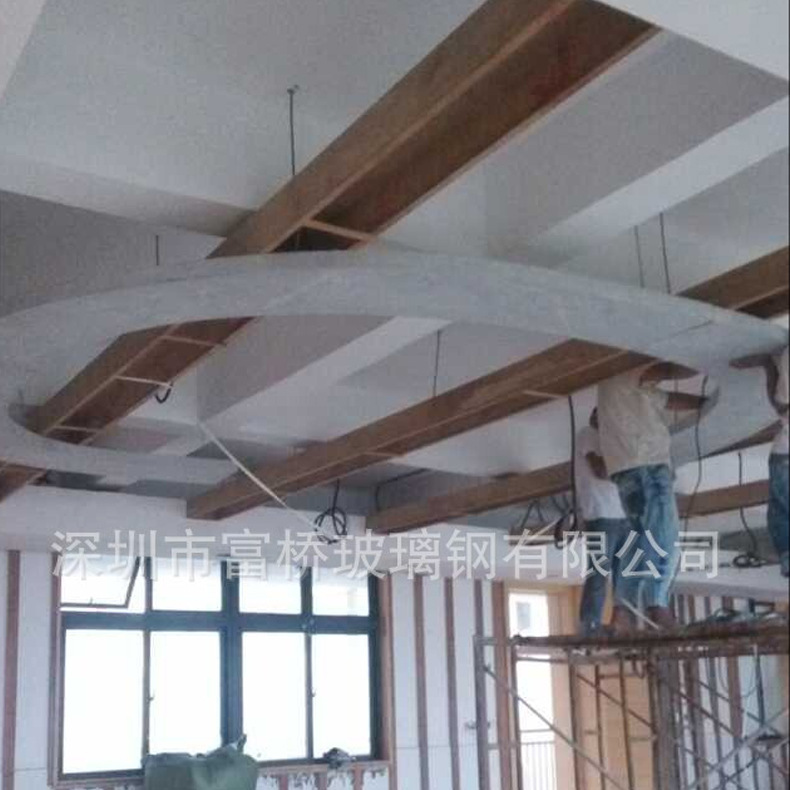 玻璃钢吊顶装修 玻璃钢天花吊顶 安装施工 酒店KTV装修 专业施工