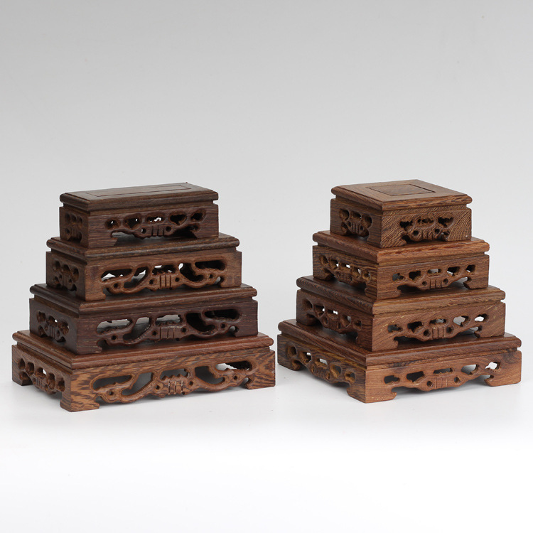 Chicken Wing Wood Mahogany Base Rectangular Handicraft Ornaments Purple Clay Pot Wood Carving Wooden Tray Factory Direct Sale Chicken Wing Wood Mahogany Base Rectangular Handicraft Ornaments Purple Clay Pot Wood Carving Wooden Tray Factory Direct Sale