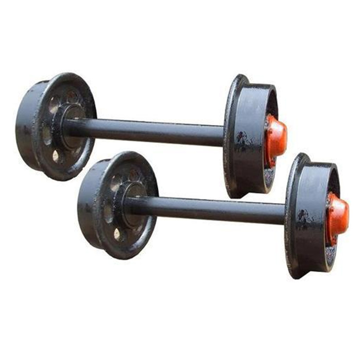 矿用矿车轮子 600mm轨距φ320铸钢矿用实心空心轮一对厂家