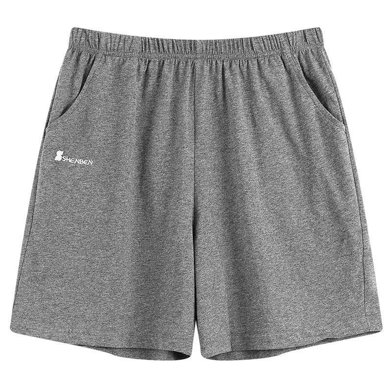 Summer dad suit shorts middle-aged men's loose five-point pants middle-aged and old pure cotton casual sports pants wholesale
