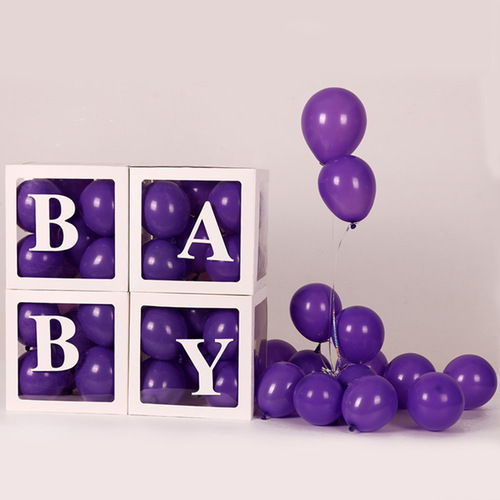 Hollywood LOVE Surprise Balloon Box Transparent Box Baby Birthday Party Wedding Creative Balloon Decoration BABY