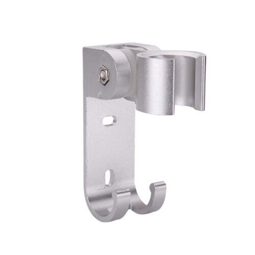 Space aluminum shower base fixed adjustable shower seat shower head hose bracket