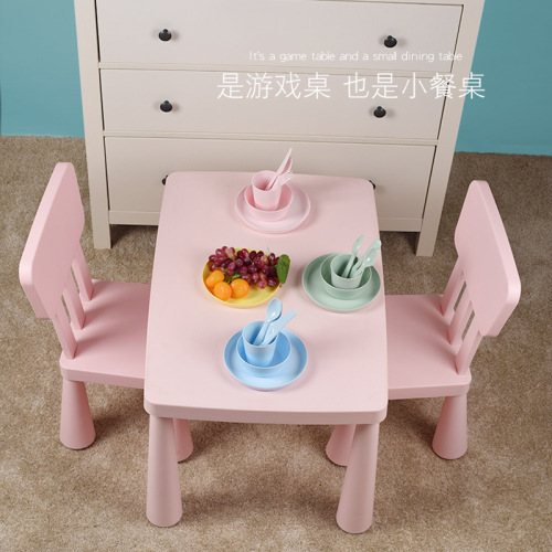Mamot children's table plastic study table children's table and chair set kindergarten table chair stool