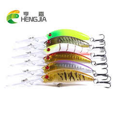 Hengjia 7g Magnet Long Casting Slow Sinking Minnow Lure Plastic Simulation Bionic Fish Bait Wholesale Fishing Gear Set Artificial Lure