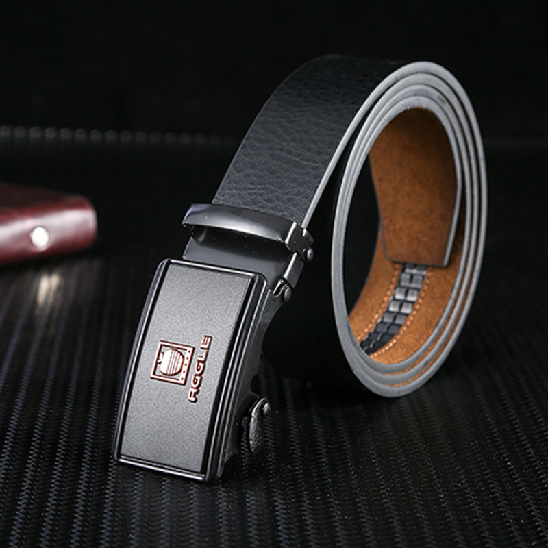 Factory direct supply 4cm yak automatic buckle belt wool bottom belt fair stall selling alloy Buckle Head belt Factory direct supply 4cm yak automatic buckle belt wool bottom belt fair stall selling alloy Buckle Head belt