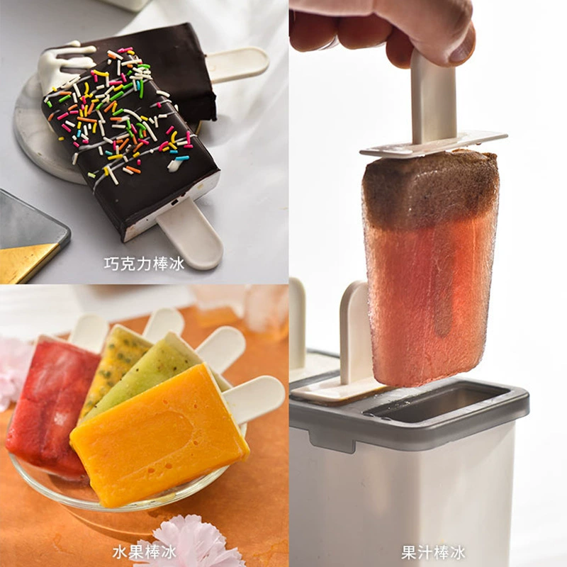 展艺 Формы силиконовый мороженое DIY домашнее мороженое на палочке формочка мультфильм мороженое леденец формочка