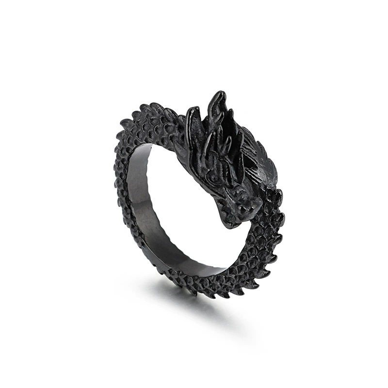 Retro ethnic accessory, men's ring stainless steel, ethnic style, wholesale, European style