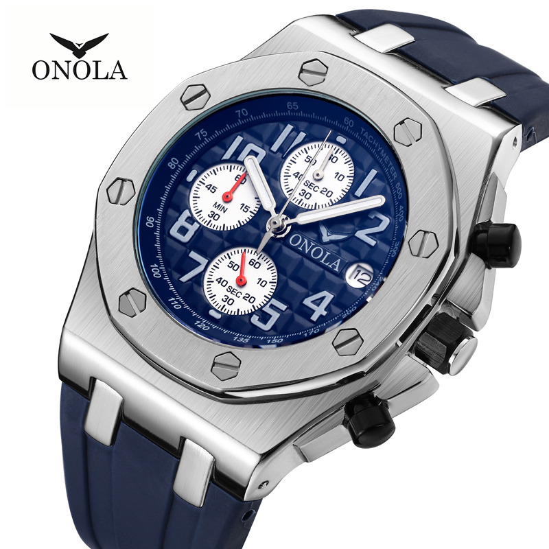 Shopee Popular Onola Cross-Border Classic Fashion Sports Men's Watch Waterproof Multi-Functional Quartz Watch for Men