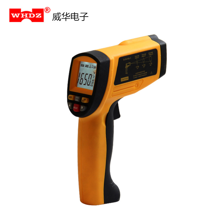 红外测温仪 WH1650 非接触式测温仪 ,数字温度计测温枪 威华电子