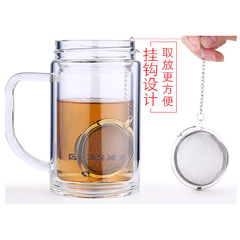 Factory direct supply ball tea filter 304 stainless steel tea drain simple mesh tea filter tea brewer