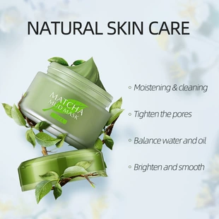 莱蔻 Longjing tea, matcha, refreshing face mask, English
