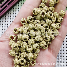 3层金线彩色菠萝结 绕线帽 多色荧光菠萝扣 DIY中国结配饰品批发