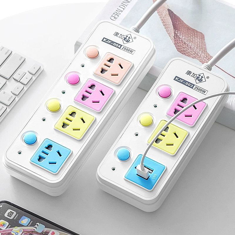 Пробковый разъем с медной линией - независимая розетка с USB-подключением - плата, розетка, многофункциональная электрическая панель дома