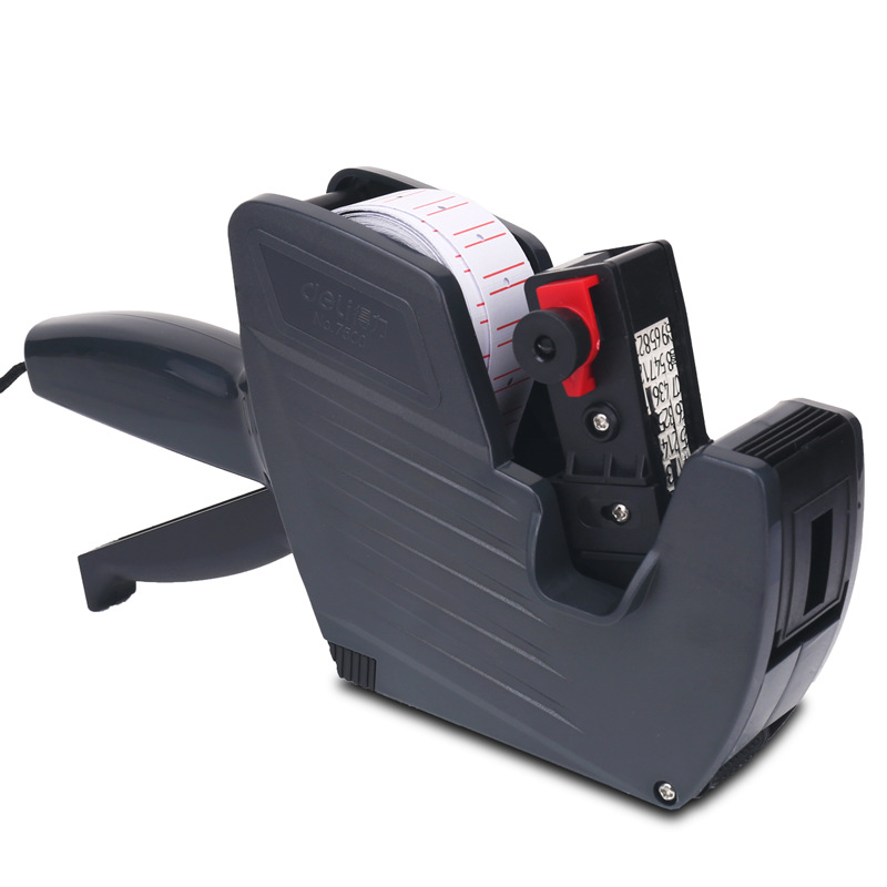 Deli 7500 sola fila precios máquina codificación pistola supermercado producto precio máquina de codificación