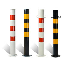 75cm加厚钢管警示柱道口标柱固定道路立柱反光隔离路柱防撞柱