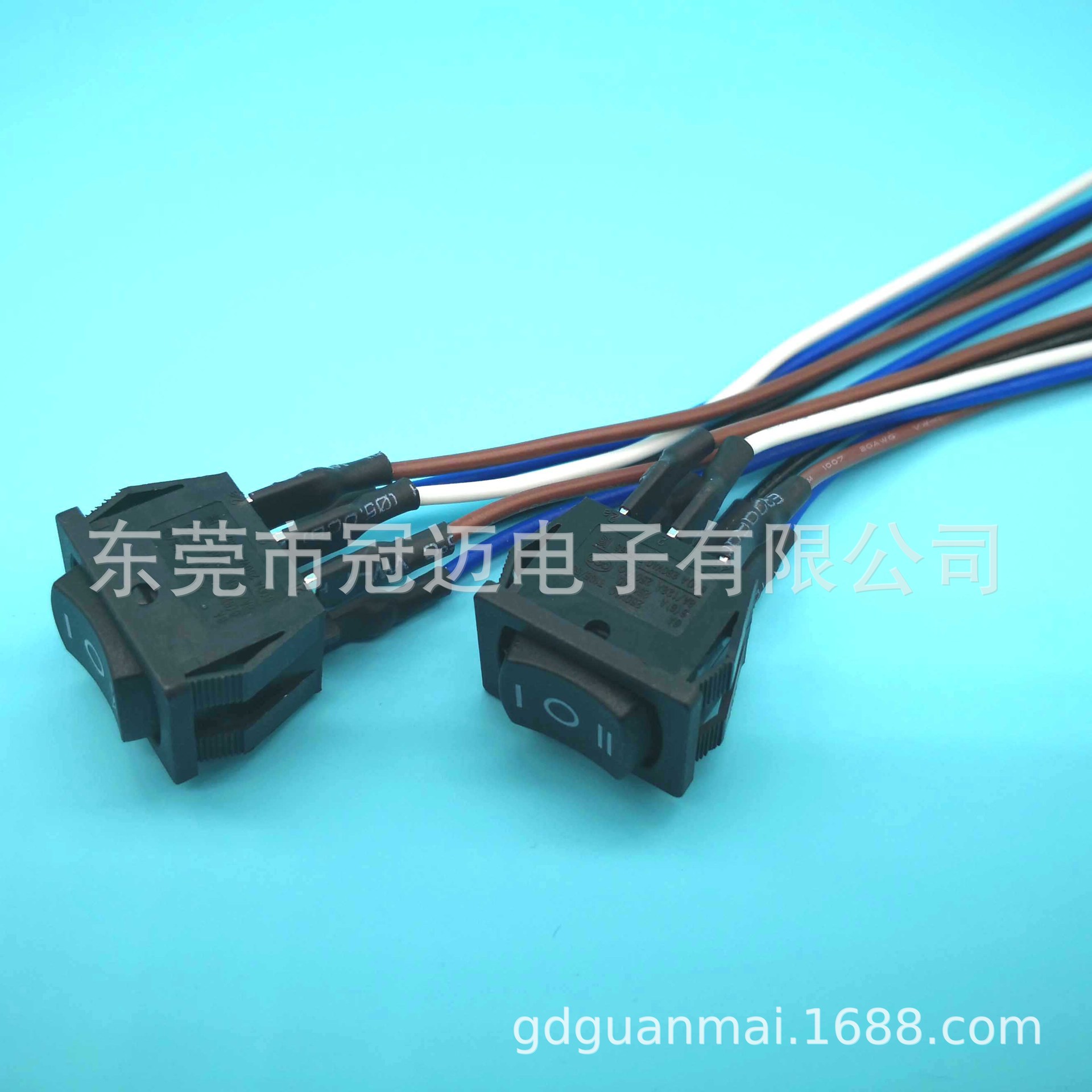 RS601J 船形 船型开关 六脚三档 三段 双边复位 21*15 可接线焊线