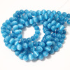 Crystal, accessory, multicoloured round beads, automatic shooting, wholesale, cat's eye