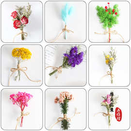 干花迷你花束满天星勿忘我指尖花小花束圣诞礼物结婚伴手礼花束