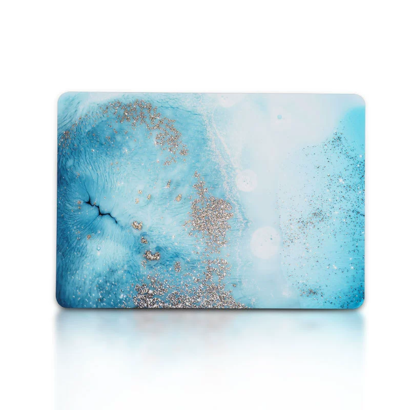 Protective Case Apple MacBook — Painted Marble Shell, fits 13–16-inch MacBook models