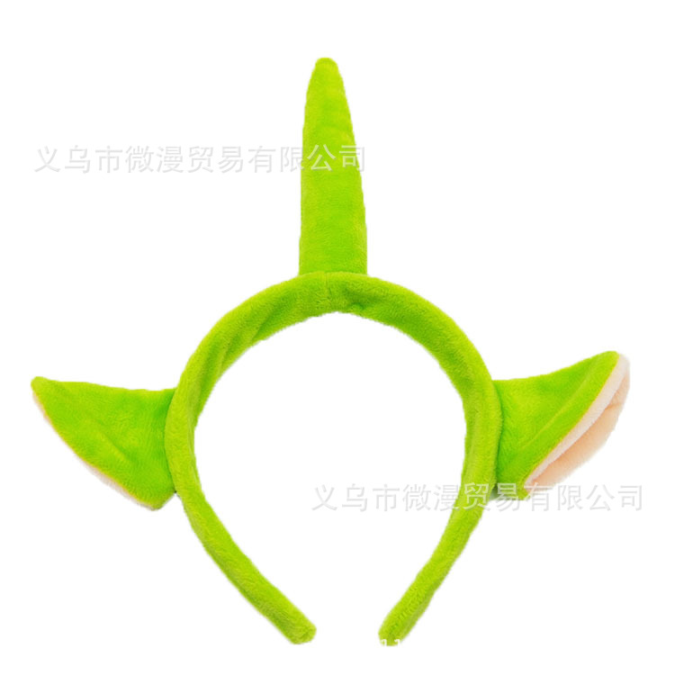 Nueva antena diadema de bebé anime diadema de dibujos animados lindo venta lindo tridimensional diadema banda para el cabello lavado de cara diadema femenina