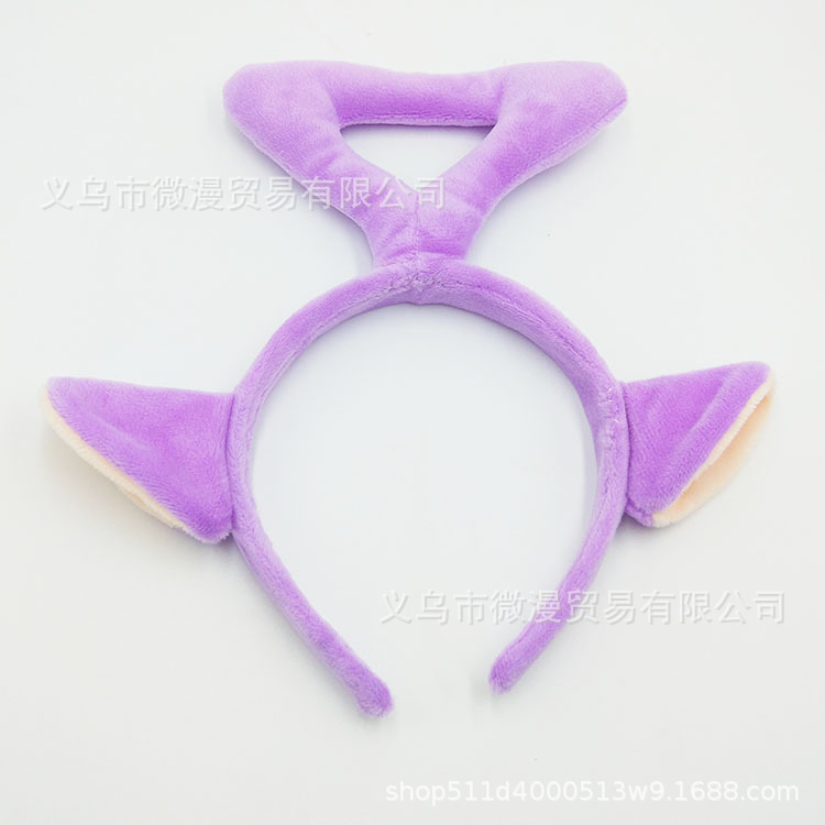 Nueva antena diadema de bebé anime diadema de dibujos animados lindo venta lindo tridimensional diadema banda para el cabello lavado de cara diadema femenina