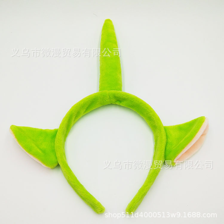 Nueva antena diadema de bebé anime diadema de dibujos animados lindo venta lindo tridimensional diadema banda para el cabello lavado de cara diadema femenina