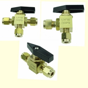 ���I�������S�~�p����ʽ�x�����y1/4"ODֱͨ��ʽ��ͨL��1500psi