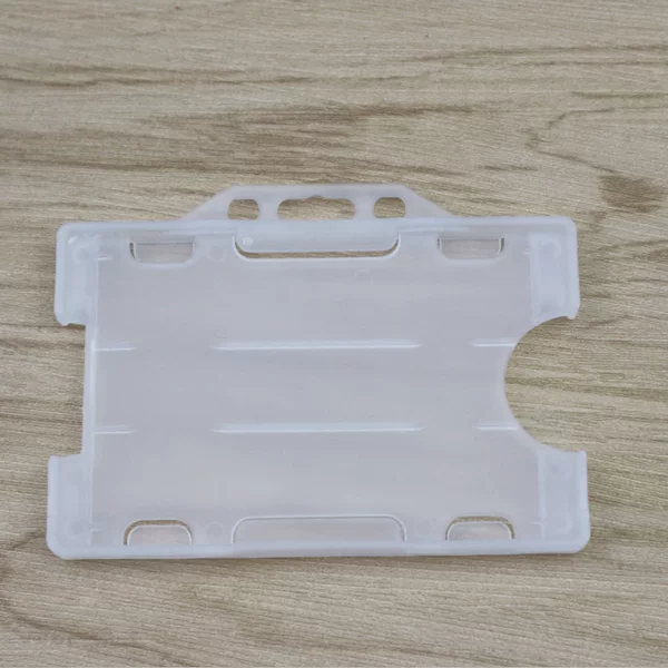 Manufacturers custom-made in stock PP plastic card set hard badge protective case bank card double-sided frosted card set logo