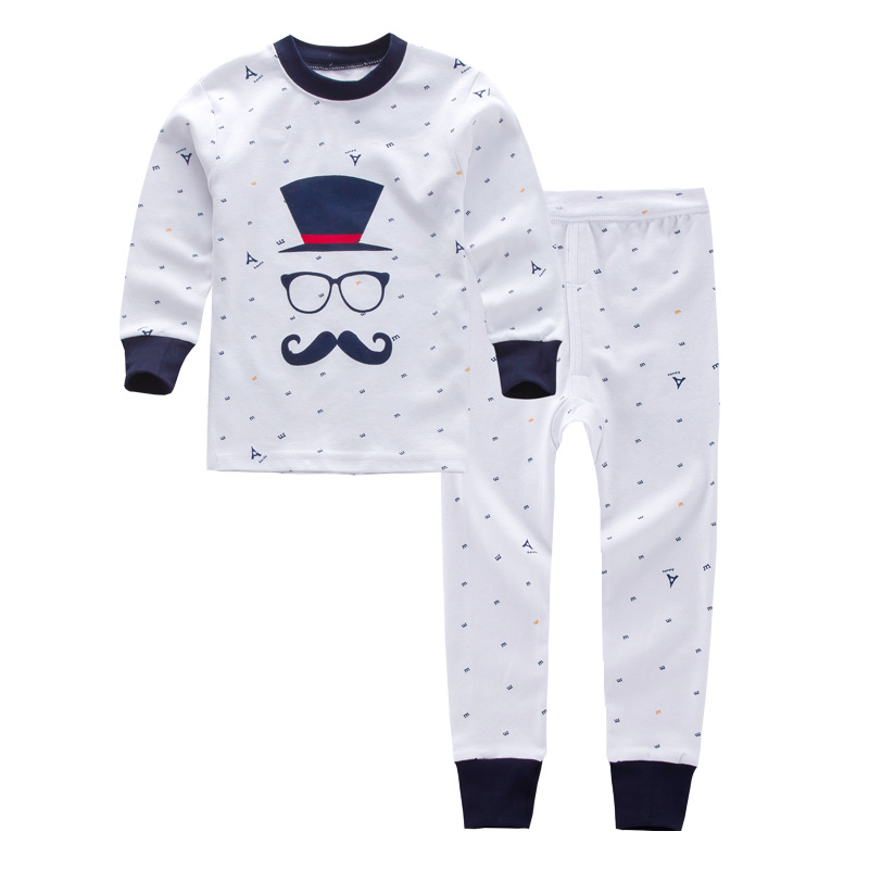 Arco Iris de plumas de algodón para niños de Cuello medio alto niños y niñas ropa interior impresa suéter de algodón Niños y Niñas Ropa de otoño pantalones largos traje