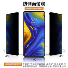 適用小米POCO F5 M6全屏防偷窺鋼化膜POCO F23  C55 POCO X5防窺