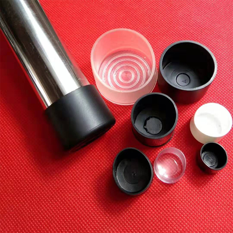 塑料PVC圆外套 现货塑料防滑圆形脚套 办公桌椅脚套 塑料五金配件