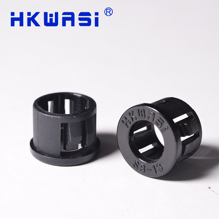 厂家直销扣式护线套护式护线环塑料孔塞扣式塞头橡胶护线环