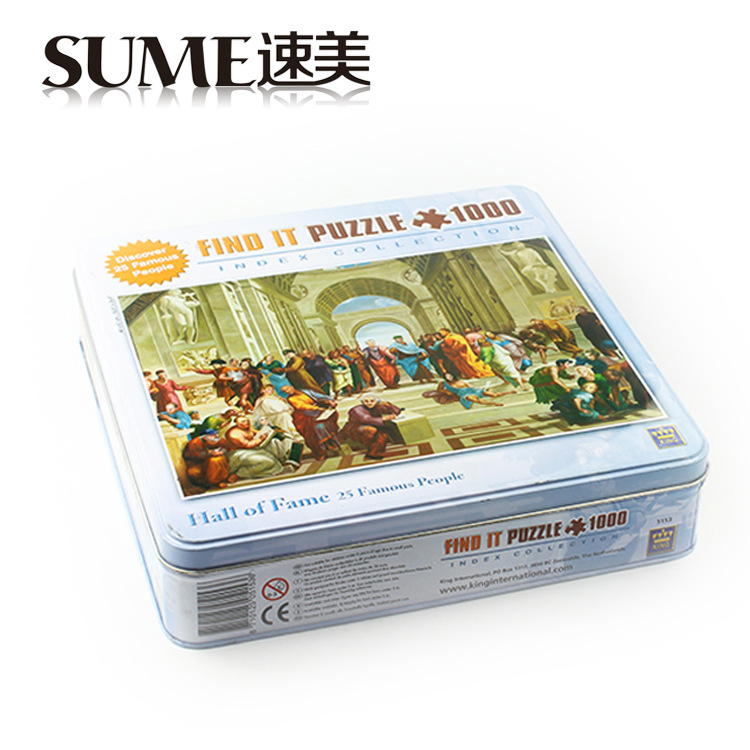 年货烘培蛋糕巧克力包装铁盒方形马口铁盒 食品曲奇威化饼干铁盒