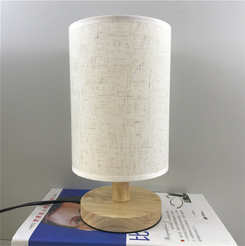 Lámpara de mesa creativa de bricolaje, diseño de arte, arcilla pintada, corte de papel, accesorios de actividades para padres e hijos, lino de madera, relieve creativo