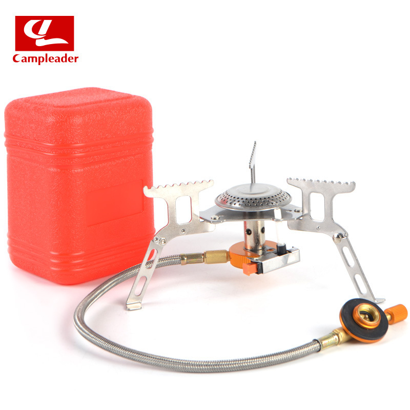 户外野营炉头炉具103分体式气炉扁气罐高山炉子简易电子打火炉头