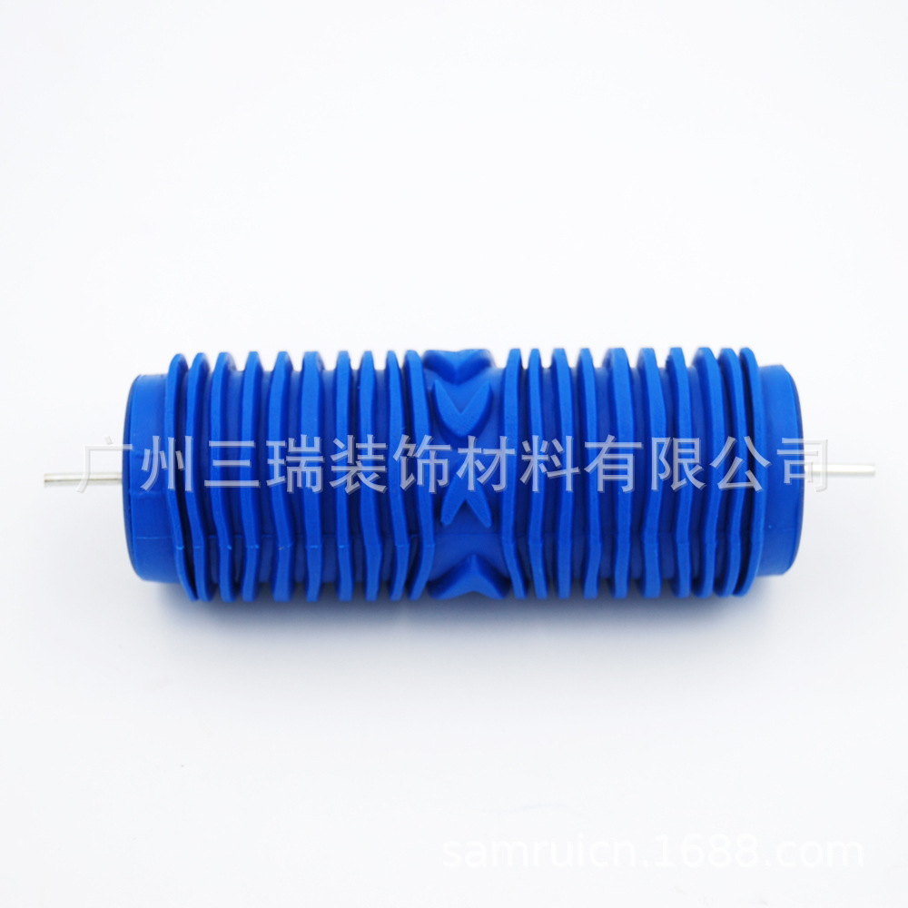 5 pulgadas líquido papel pintado rodillo de impresión pared cepillo herramienta papel pintado moleteado molde pared arte pintura rodillo de impresión 001Y