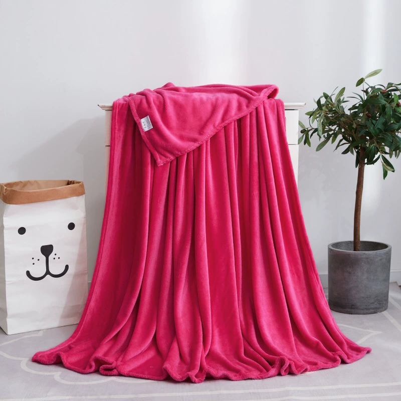 Коралловый фланелевый плед, Cloud Mink Velvet 120D, несколько размеров 50×70–200×230 см, подарок и йога