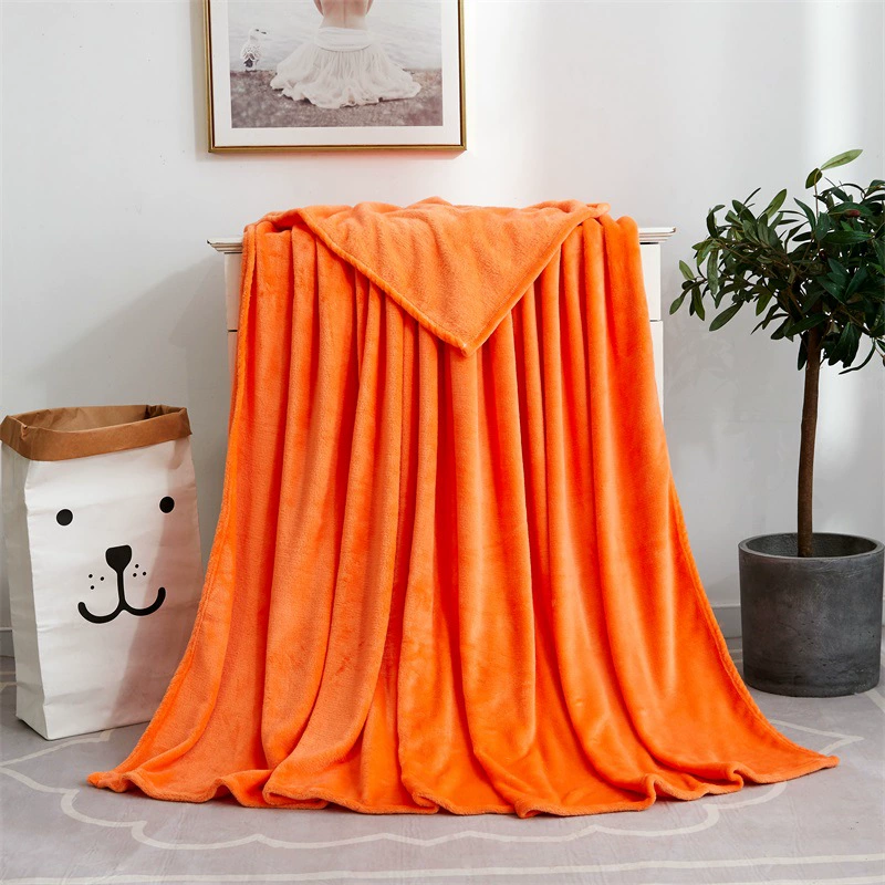 Коралловый фланелевый плед, Cloud Mink Velvet 120D, несколько размеров 50×70–200×230 см, подарок и йога