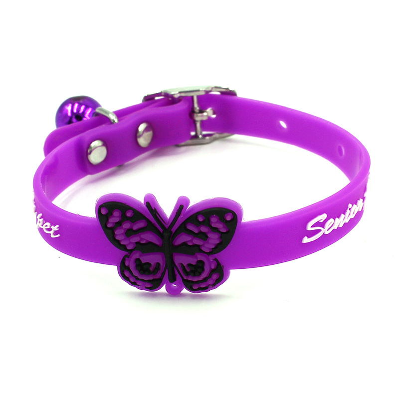 Collar de silicona para mascotas collar de campana para gatos collar de perros pequeños artículos para mascotas image 4