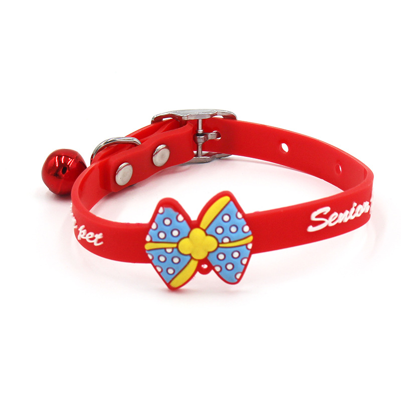 Collar de silicona para mascotas collar de campana para gatos collar de perros pequeños artículos para mascotas image 2