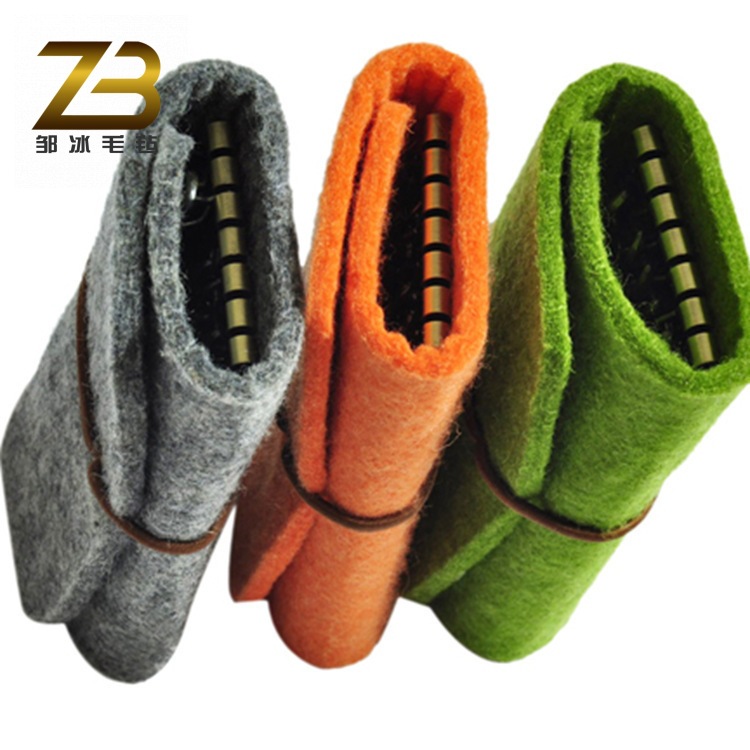 定logo批发毛毡包精美毛毡钥匙包钥匙收纳包质量保证支持低价手工