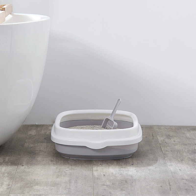 Прямые поставки с фабрики полузакрытый ящик для кошачьего туалета туалет для домашних животных очень большой кошачий таз с лопатой чистящие средства для домашних животных