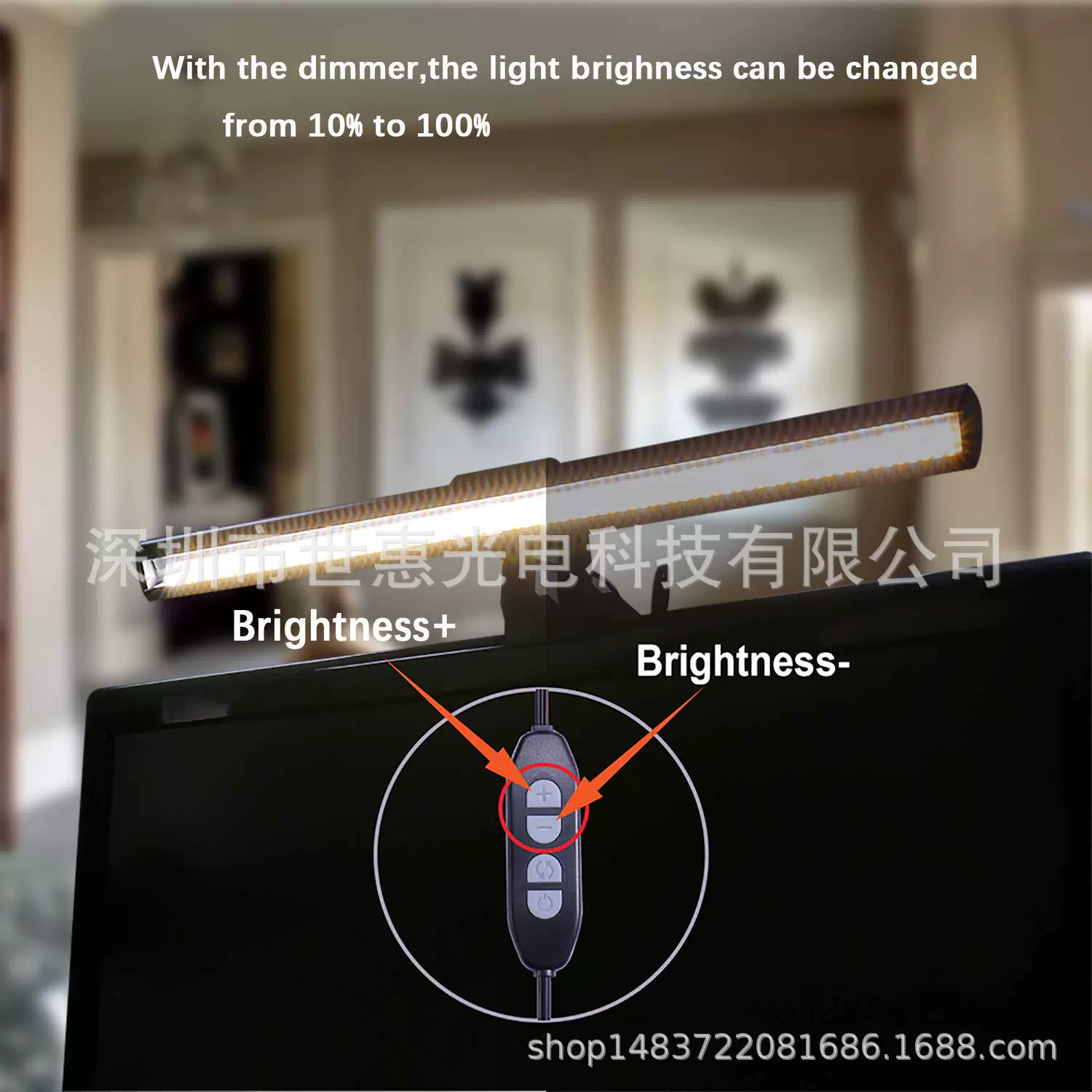 Ноутбук, гирлянда, экран, LED LCD дисплей, умная настольная лампа, защита глаз